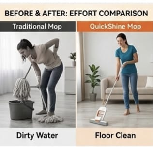 Clean Any Mess in Seconds – Portable Mini Mop